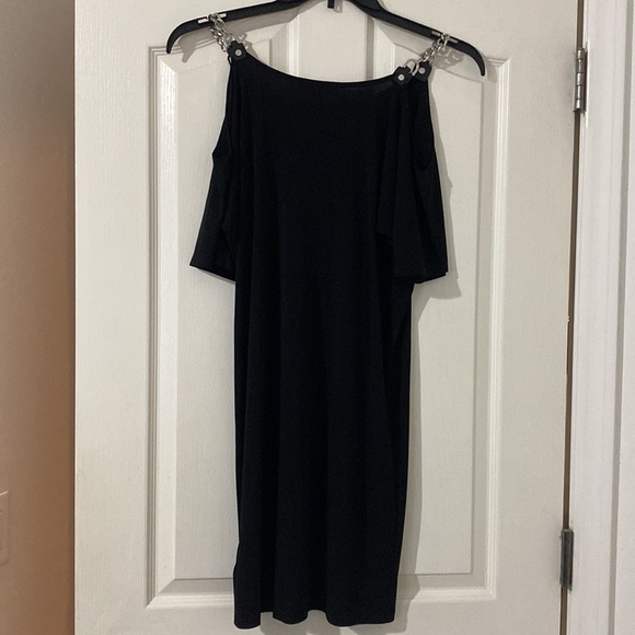 𝅺NWT Small Michael Kors Cold Shoulder Dress Capsule - Picture 7 of 8